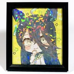 フレーム付き＊ウマ娘 マンハッタンカフェ 手描きイラスト色紙