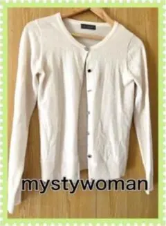【格安品✨】レディース　カーディガン　mystywoman 長袖　ホワイトのサムネイル