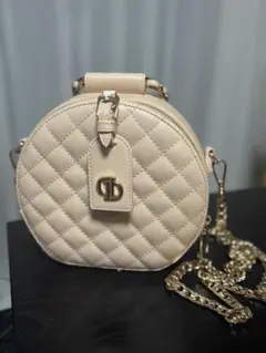 darich キルティング　サークルバッグ　ピンク