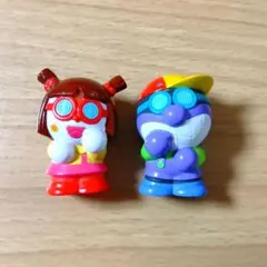 アンパンマン　指人形　ゆび人形　ソフビ　ばいきちくん　どきこちゃん