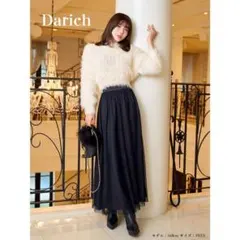 ダーリッチ　Darich ブラック フレアスカート Mサイズ ダーリッチ Darich シルエットフレアミニスカート （ブラック