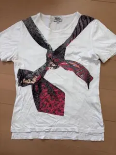 vivienne Westwood モノグラムスカーフ柄　Tシャツ　白のサムネイル