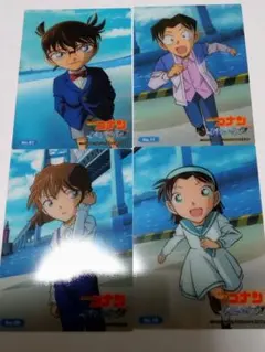 名探偵コナン トレーディングカードコレクションクリア クリアカード　4枚セット