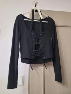 新品⭐︎Dazy 長袖 ニット レースアップ
