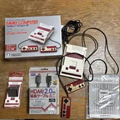 ニンテンドークラシックミニファミリコンピュータ　アダプター&延長ケーブル付き