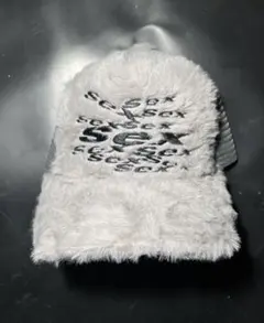 帽子 Sex fur cap white&pink archive y2k oops oops fur cap SEX キャップ ポーカーズ y2k archive - メルカリ