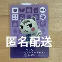 どうぶつの森　あつ森　amiiboカード　ジュン