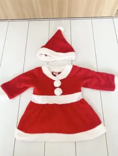 ベビー　キッズ サンタ コスプレ ワンピース クリスマス 女の子 90cm
