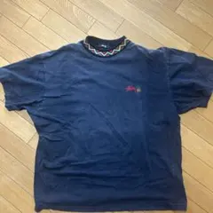 80s OLD STUSSYラスタ　モックネックXL 黒タグ