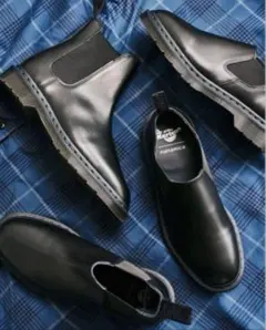 Dr.Martens×nanamica コラボ ネイビーステッチ サイドゴア