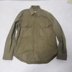 ギリシャ軍 デッドストック オリーブグリーン 長袖シャツ