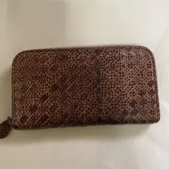 BOTTEGA VENETA 長財布　イントレチャート パイソン