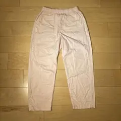 無印良品　婦人洗いざらしコットンイージーテーパードパンツ