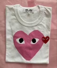 新品　PLAY COMME des GARÇONS ピンクハート Tシャツ　Mのサムネイル