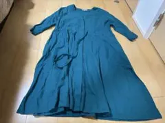 ニコアンド　ワンピース　グリーン