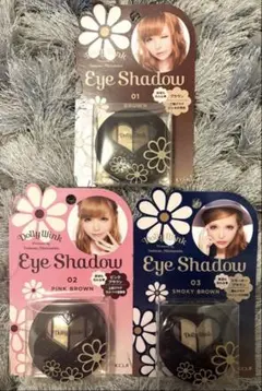 新品 Dolly Wink ドーリー ウインク アイシャドウ 3種類セット 復刻 平成と令和の益若つばさが共演！メイクアップブランド『DOLLY WINK
