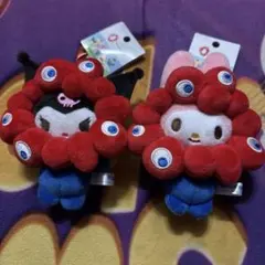 EXPO2025 ミャクミャクなりきりBC カラビナ赤青 マイメロディ＆クロミ