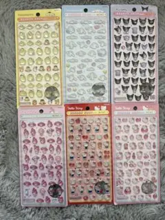 ボンボンドロップシール　サンリオミニ　正規品　6枚セット