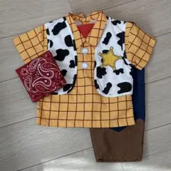 トイストーリー　なりきり　セットアップ　ウッディ　100 コスプレ