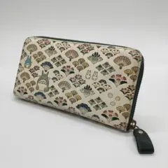【希少】文庫屋大関 長財布 となりのトトロ ラウンドジップ ウォレット ジブリのサムネイル