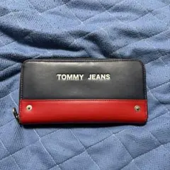 TOMMY JEANS 長財布 ネイビー/レッド