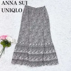 〇 UNIQLO Anna Sui アナスイ コラボ ロングスカート L