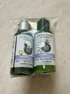 ロクシタンシャンプー &コンディショナー 75ml セット（スヌーピーデザイン）