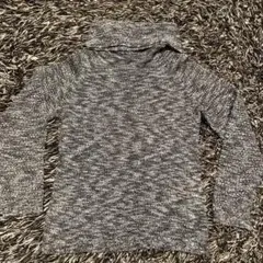 ニューヨーカー　グレー ニット ハイネック 長袖　M クリーニング済み