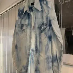DSQUARED2 デニムシャツ ブリーチ加工 サイズ　44