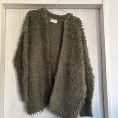 CLANE カーディガン 長袖 カーキ 1