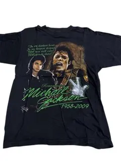 マイケルジャクソン ビリージーン ビッグプリントTシャツ 古着 Sメンズ