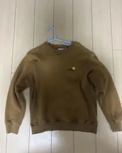 Carhartt カーハート スウェットトレーナーブ ラウン ロゴ刺繍のサムネイル