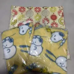 AOKIスヌーピーブランケット　エコバッグ