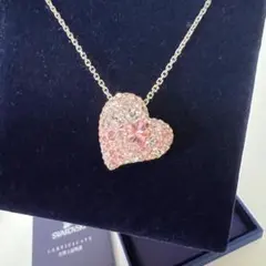 SWAROVSKI / スワロフスキー ハートモチーフネックレス【美品】