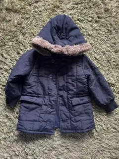 コンビミニCombi mini中綿コートアウターネイビー110㎝