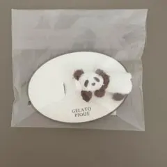 新品！GELATO PIQUE 動物モチーフ ヘアクリップ　パンダのサムネイル