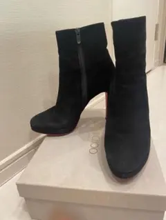 ダイアナ　黒スエードブーツ