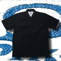00s old PIKO フルジップシャツ 半袖 背面ロゴ ブラック y2kのサムネイル