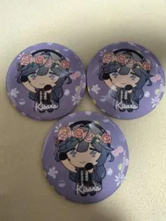 にじさんじ あやかき HANABIYORI 缶バッジ デフォルメ　綺沙良