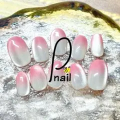 【現品限り】グラデマグネットピンク_No.30