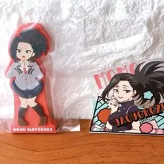 ① 八百万百 ヒロアカ グッズセット オフショット アクリルバッジラバースタンド
