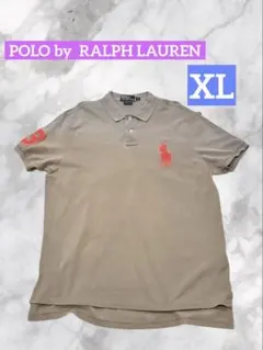 ポロシャツPOLOポロラルフローレンXLビッグポニーエンブレムグレーのサムネイル