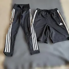 adidas ハーフパンツ 155/64A レギンス 160/66A