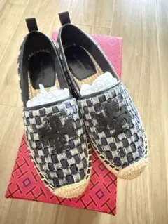 ⭐︎美品⭐︎ Tory Burch（トリーバーチ）チェック柄　レディース　23cmのサムネイル
