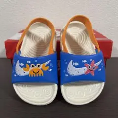 新品！NIKE TD KAWA SLIDE SE Orange Blue