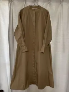 シャツワンピース ベージュ　美品