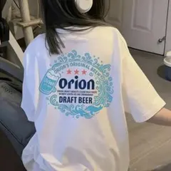 Orion ビール 半袖Tシャツ ホワイト