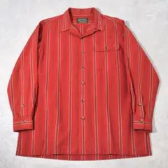 90s Polo Country ドビーストライプ 開襟 オープンカラーシャツのサムネイル