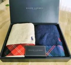 新品✨️ラルフローレン ハンドタオル(フェイスタオル)タータン✨️２枚セット