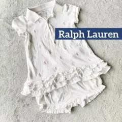 【ラルフローレン】ワンピース　ポニー刺繍　セットアップ　女の子　12m 80cm